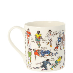 Picturemaps The Art of Rugby Mug 350ml